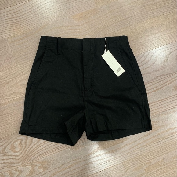 Vince High Waisted Black Shorts - Picture 4 of 5